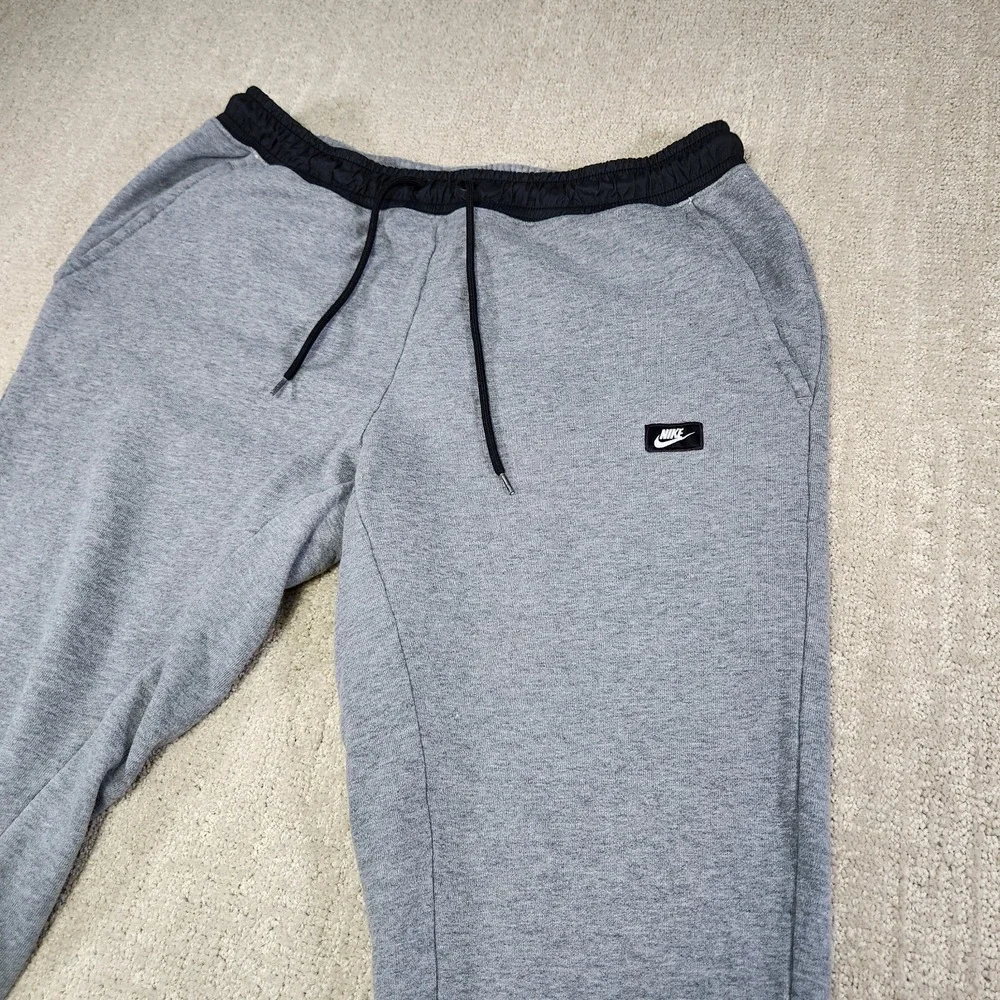Nike Sweatpants‎ Men Large Modern Sportswear Jogger Pant Slim Fit Cotton Terry